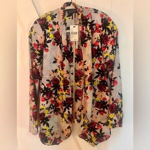 Astr Pink Multi Floral Blazer